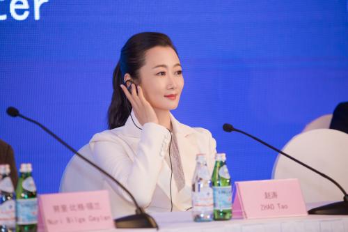 金爵獎(jiǎng)評(píng)委趙濤期待女性導(dǎo)演作品。主辦方供圖